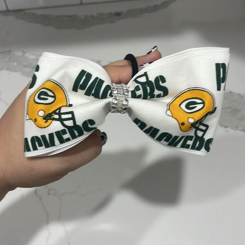 Green Bay Packers Cheer Bow/ Hair Bow